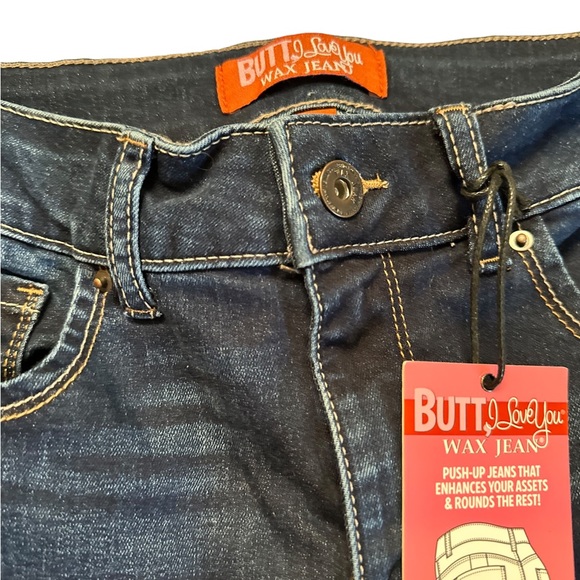 Butt I Love You High Rise Butt Lifting Wax Jeans Size 1/25 - Picture 11 of 17